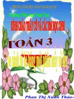 Giáo án điện tử tiểu học: Toán lớp 3 doc