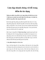 Làm đẹp nhanh chóng với đồ trang điểm đa tác dụng potx