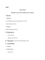 Bài 40 : THỰC HÀNH TÌM HIỂU VÙNG CÔNG NGHIỆP TRUYỀN THỐNG potx