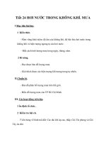 Tiết 24: HƠI NƯỚC TRONG KHÔNG KHÍ. MƯA. pdf