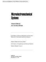MEMS Advanced Materials and Fabrication Methods - Nat. Aca. Press Part 1 pdf