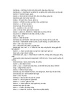 3000 từ vựng Anh Việt - phần 4 pdf