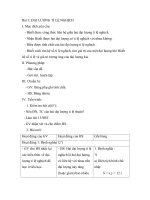 Bài 3: ĐẠI LƯỢNG TỈ LỆ NGHỊCH docx