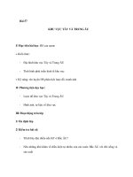 Bài 57 KHU VỰC TÂY VÀ TRUNG ÂU pdf