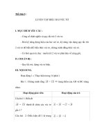 LUYỆN TẬP HIỆU HAI VÉC TƠ doc