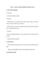 Bài 33: AXIT SUNFURIC. MUỐI SUNFAT ppt