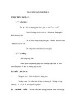 Tiết 25:ÔN TẬP CHƯƠNG II ppt