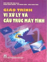 Giáo trình vi xử lý và cấu trúc máy tính part 1 doc