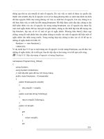 Giáo trình window: Phân tích bảng giá trị của ngôn ngữ lập trình C# phần 4 ppsx