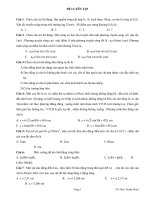 ĐỀ LUYÊN TẬP VẬT LÝ _ĐỀ 3 potx
