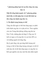 7 phương pháp loại trừ sự tấn công của ung thư vú potx