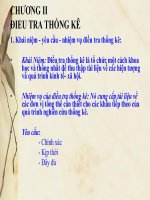 Chương 2: Điều tra thống kê docx