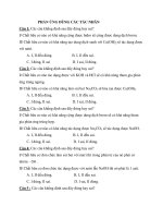 PHẢN ỨNG DÙNG CÁC TÁC NHÂN ppsx