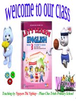 Giáo án điện tử tiểu học: tiếng anh - school activities SA pptx