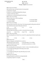 ĐỀ ÔN TÂP MÔN : VẬT LÝ doc