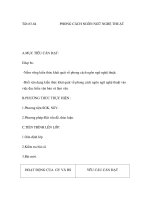 Tiết 83-84 PHONG CÁCH NGÔN NGỮ NGHỆ THUẬT docx