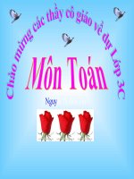 Giáo án điện tử tiểu học: Bảng nhân 9 với 2 số ppt