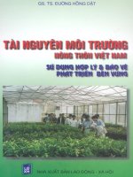 Tài nguyên môi trường nông thôn Việt Nam part 1 pot
