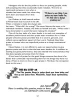 50 little things that make a big difference to team motivation and leadership phần 6 docx