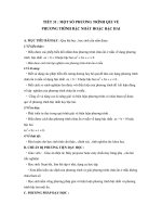 TIẾT 31 : MỘT SỐ PHƯƠNG TRÌNH QUI VỀ PHƯƠNG TRÌNH BẬC NHẤT HOẶC BẬC HAI. ppt