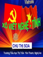 Giáo án điện tử tiểu học môn lịch sử: Xô Viết Nghệ Tĩnh potx