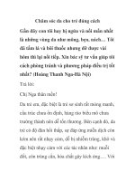 Chăm sóc da cho trẻ đúng cách ppsx