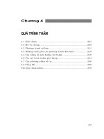 Mô hình toán thủy văn lưu vực nhỏ - Chương 4 pdf