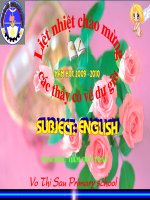 Giáo án điện tử tiểu học: Tiếng anh lớp 4- unit 6 tiếp theo pps