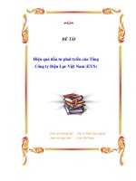 Hiệu quả đầu tư phát triển của Tổng Công ty Điện Lực Việt Nam (EVN)”. potx