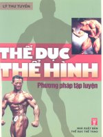 Thể dục thể hình – Phương pháp tập luyện part 1 ppsx