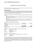 CÔNG TY CỔ PHẦN BÊ TÔNG 620 CHÂU THỚI - BÁO CÁO TÀI CHÍNH HỢP NHẤT NĂM 2009 potx