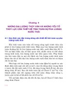 Giáo trình bảo vệ môi trường - Phần 2 Bảo vệ nước lục địa - Chương 4 docx