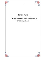 Giới thiệu doanh nghiệp Công ty TNHH Ngọc Thanh docx