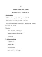 Tiết 5 PHƯƠNG HƯỚNG TRÊN BẢN ĐỒ. KINH ĐỘ, VĨ ĐỘ VÀ TOẠ ĐỘ ĐỊA LÍ ppt