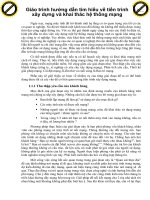 Giáo trình hướng dẫn tìm hiểu về tiến trình xây dựng và khai thác hệ thống mạng phần 1 doc