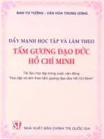Đẩy mạnh học tập và làm theo tấm gương đạo đức Hồ Chí Minh