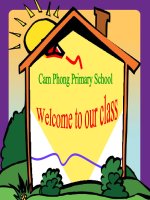 Giáo án điện tử tiểu học: Unit 6 tiếng anh lớp 5 pptx