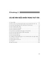 Mô hình toán thủy văn lưu vực nhỏ - Chương 2 doc