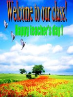 Giáo án điện tử tiểu học môn tiếng Anh: Lets learn_1 docx