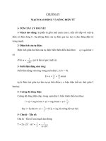 CHƯƠNG IV MẠCH DAO ĐỘNG VÀ SÓNG ĐIỆN TỪI pdf