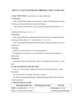 TIẾT 28 : LUYỆN TẬP PHƯƠNG TRÌNH BẬC NHẤT VÀ BẬC HAI potx