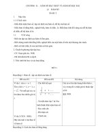 CHƯƠNG II : HÀM SỐ BẬC NHẤT VÀ HÀM SỐ BẬC HAI docx