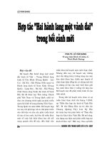 Báo cáo nghiên cứu khoa học 