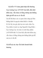 Giá đỗ ở VN chưa phát hiện bất thường pps