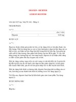 Lý thuyết y khoa: Tên thuốc DIGOXIN - RICHTER GEDEON RICHTER ppsx