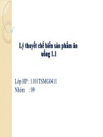 lý thuyết chế biến ăn uống pps