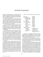 ENCYCLOPEDIA OF ENVIRONMENTAL SCIENCE AND ENGINEERING - MUNICIPAL WASTEWATER potx