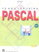 Tự học lập trình Pascal tập 2 part 1 pot