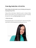 Làm đẹp hoàn hảo với trái bơ doc