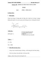 Chương VIII : ĐỊNH LUẬT BẢO TOÀN NĂNG LƯỢNG pdf